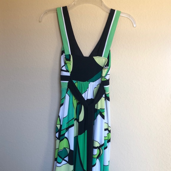 City Triangles Green geometric dress - Picture 4 of 6